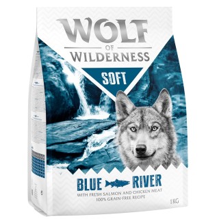Wolf of Wilderness "Soft - Blue River" Lachs - getreidefrei - 1 kg