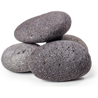 Olibetta Oli-Pebbles Dekosteine, schwarz 9-12cm - 20 kg