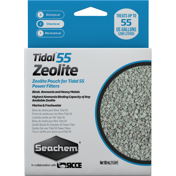 Seachem Zeolith Filtermedium - Tidal 55 - 1 Stk