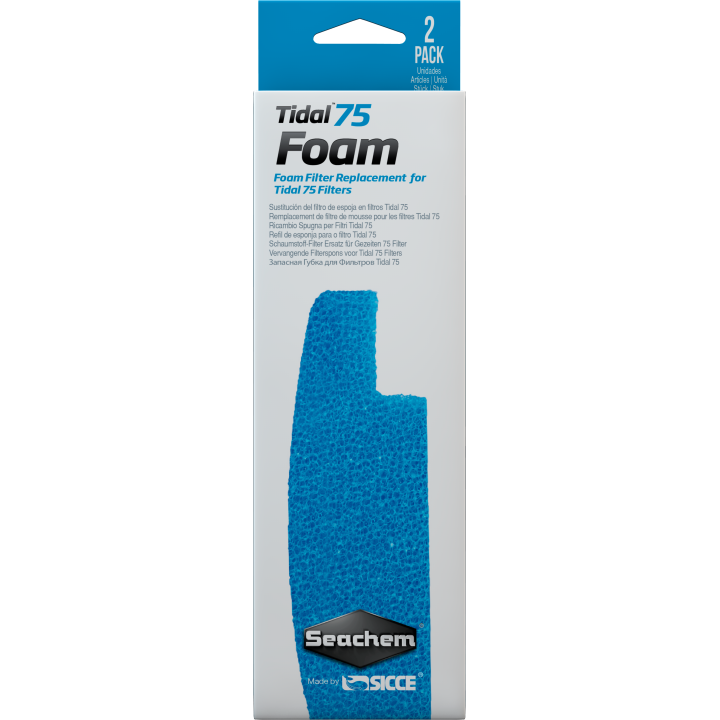 Seachem Foam - Filterschwamm - Tidal 75 - 2 Stk
