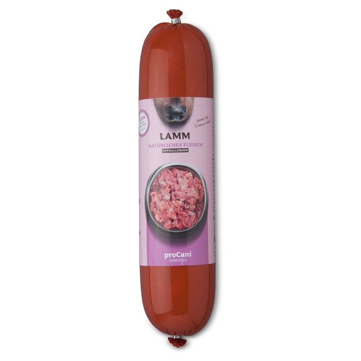 proCani Kochwurst Lamm Hypoallergen -  10 x 800 g