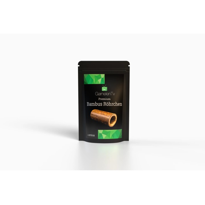 Garnelen TV Premium Bambusröhrchen - 1 Stk