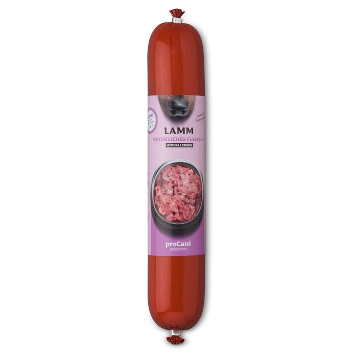 proCani Kochwurst Lamm Hypoallergen - 10 x 400 g
