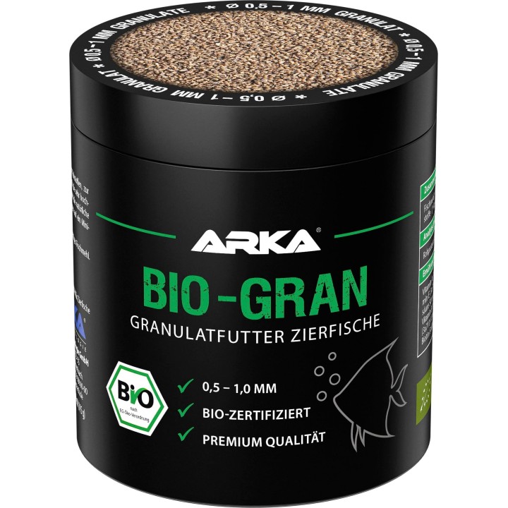 ARKA BIO GRAN - Granulatfutter für Zierfische - 250 ml