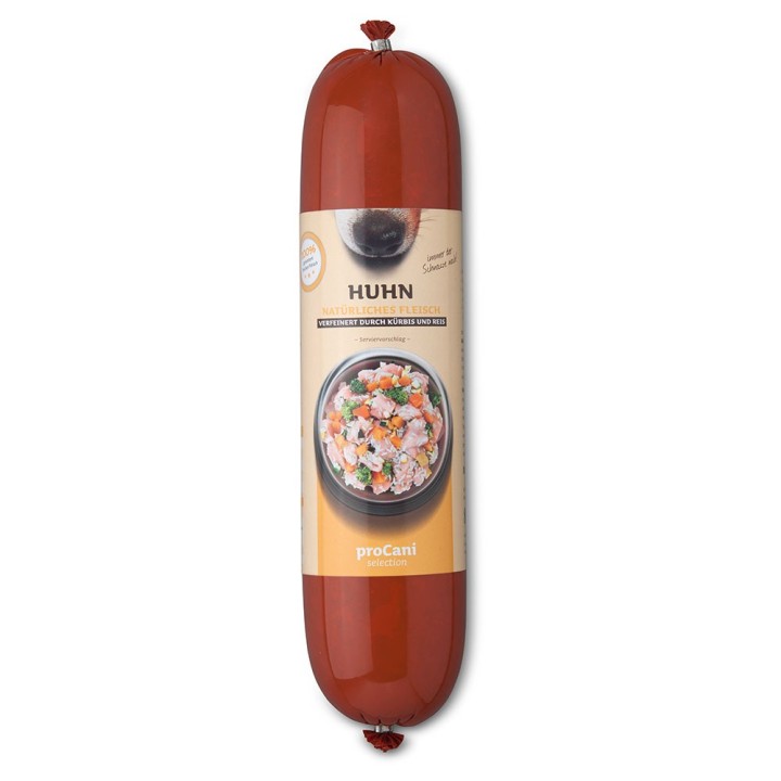 proCani Kochwurst Huhn Menü - 10 x 800 g