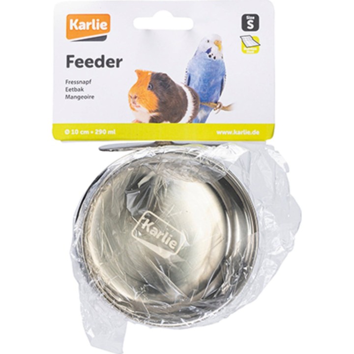 Karlie Käfignapf mit Schraubbefestigung - S