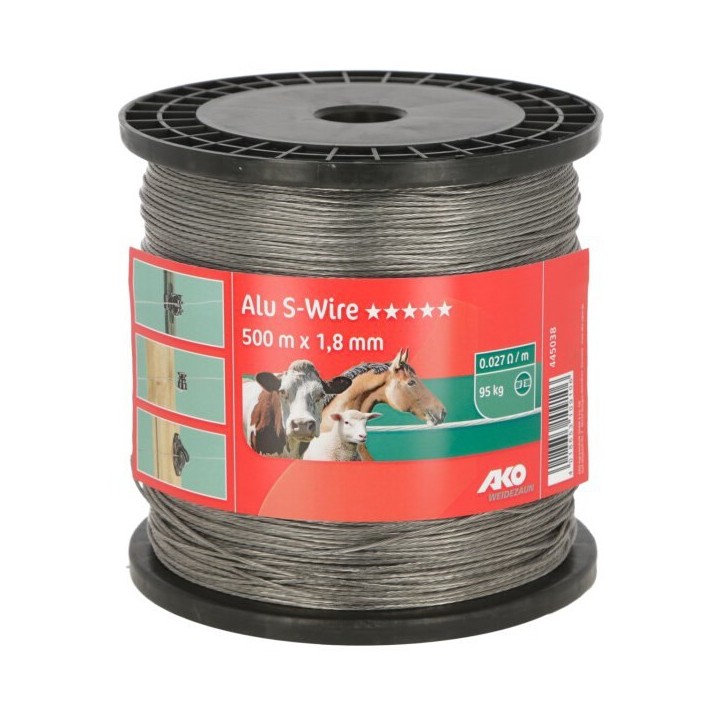 Kabel für Elektrozaun Kerbl2x0.50mm 1000m