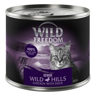 Wild Freedom Senior "Wild Hills" Ente & Huhn - getreidefreie Rezeptur - 6 x 200 g
