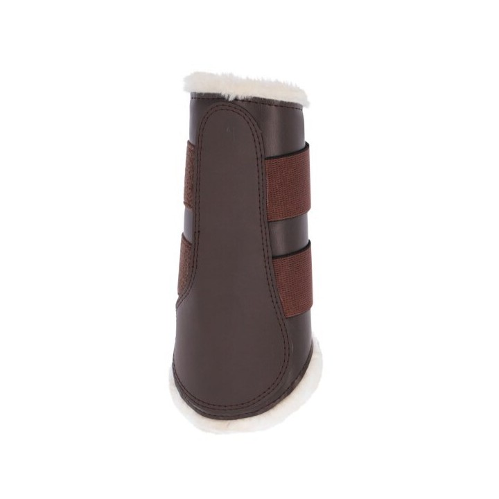 Vordergamaschen für Dressurpferde, geschlossen, Kerbl Fleece (x2)