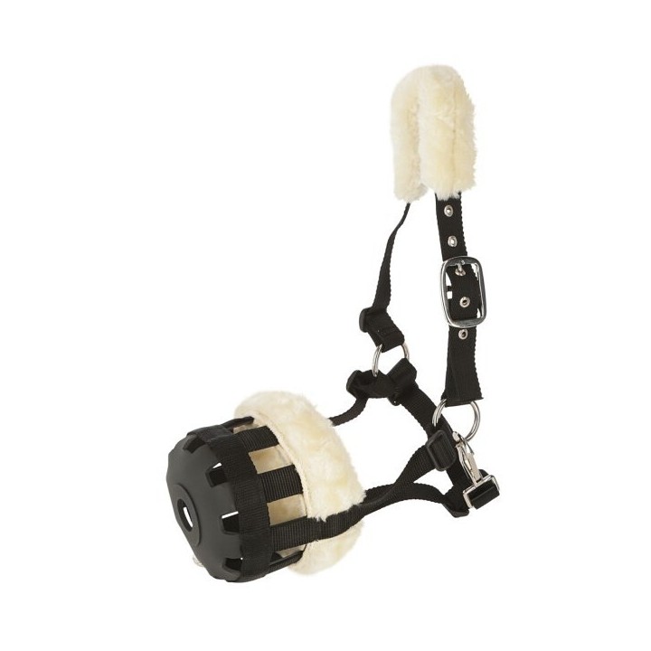 Maulkorb aus Nylon Kerbl Teddyfleece cob