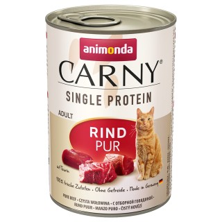 animonda Carny Single Protein Adult 6 x 400 g - Rind pur