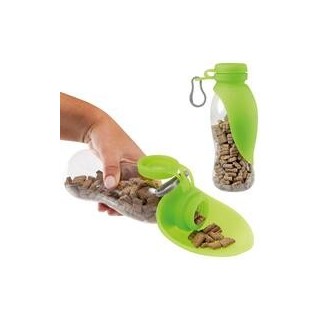 Hunde-Futterflasche mit Silikon-Napfblatt