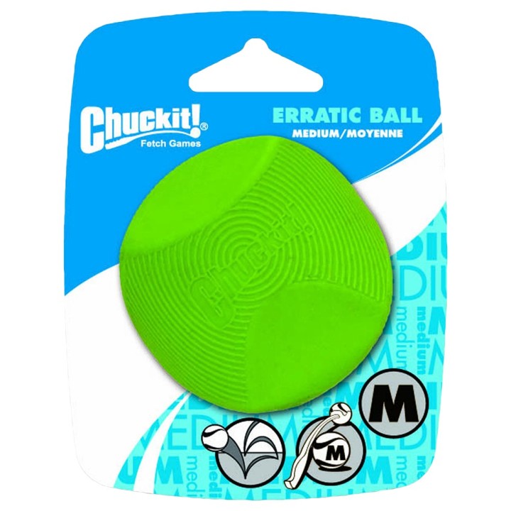 Chuckit! Erratic Ball - Größe M: 1 Stück, Ø ca. 6 cm