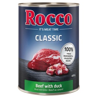 Top-Angebot Rocco Classic 24 x 400 g - Rind mit Ente
