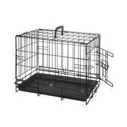 Nobby Hunde-Drahtbox - schwarz -