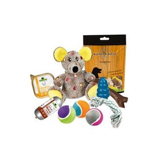 Überraschungs- Spielpaket für Welpen