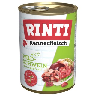Sparpaket RINTI Kennerfleisch 24 x 400 g - Wildschwein