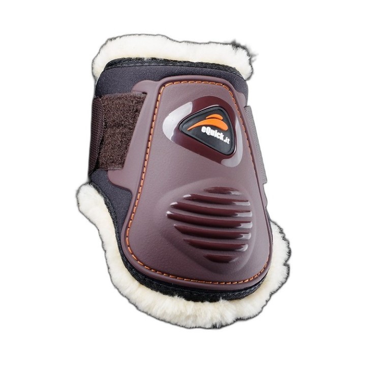 Sehnenschoner für das hintere Pferd eQuick eLight fluffy