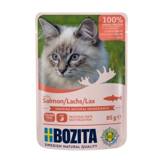 Bozita Häppchen in Gelee Pouch 12 x 85 g - Lachs