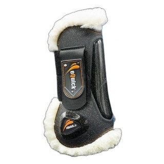 Vorderbeinschutz für Pferde eQuick eLight glitter fluffy