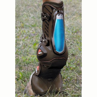 Vorderbeinschutz für Pferde eQuick eShock overreach fluffy