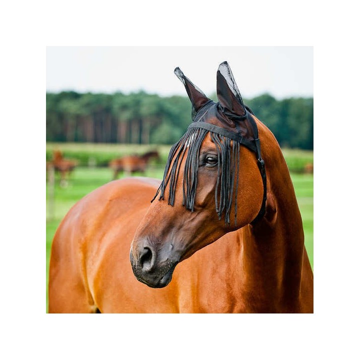 Fliegenmaske für Pferde mit Ohren遮挡 Horze