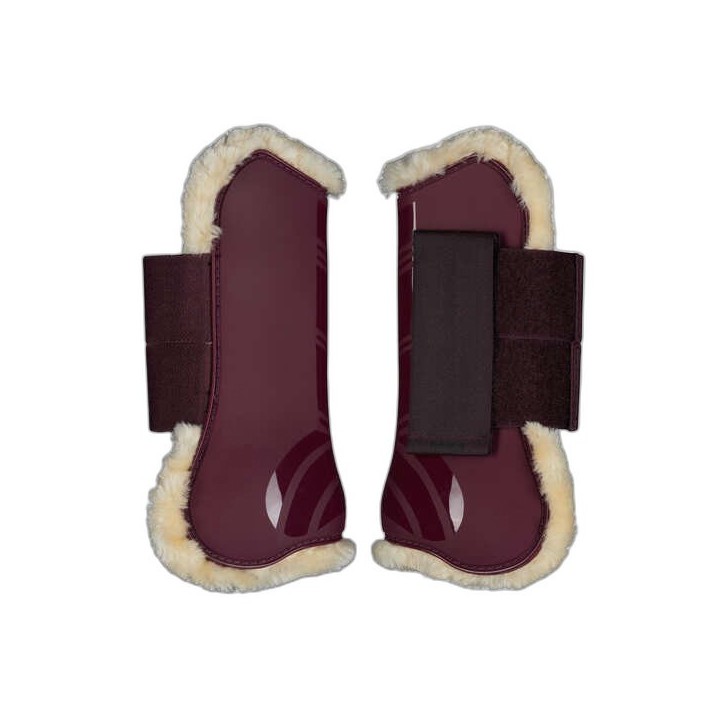 Offene Vorderfußgamaschen Sehnenschutz mit Kunstpelzfutter Horze Windsor