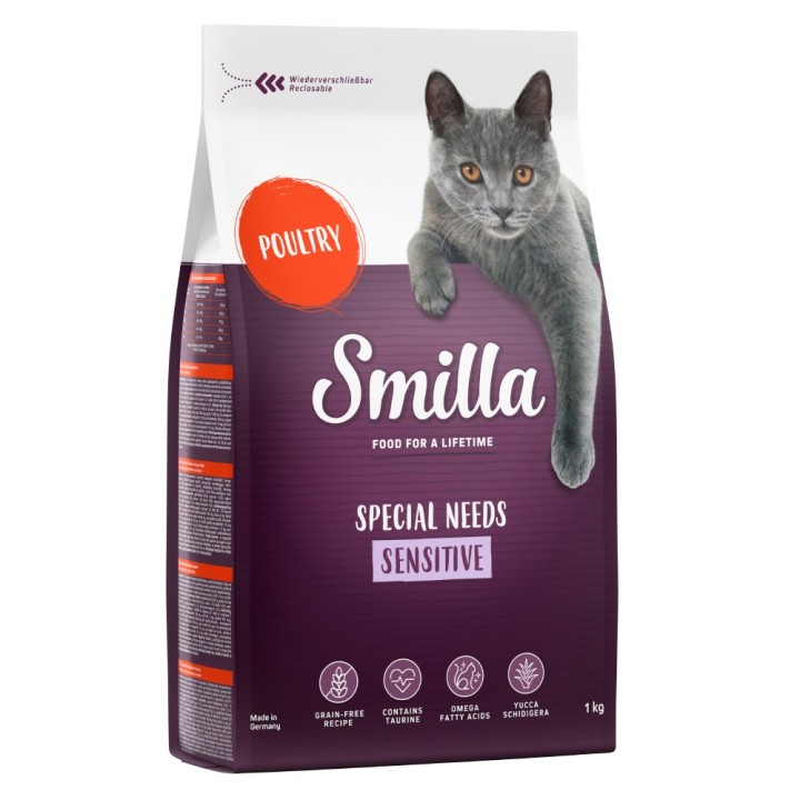 Smilla Adult getreidefreie Rezeptur Sensitive Geflügel - 1 kg