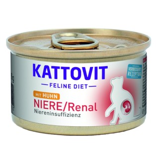 Kattovit Niere/Renal 12 x 85 g - Huhn