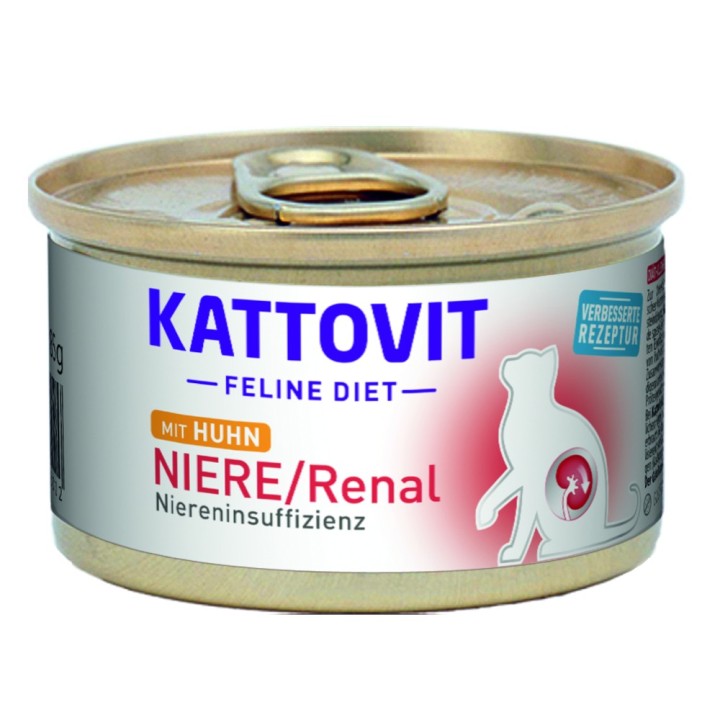 Kattovit Niere/Renal 12 x 85 g - Huhn