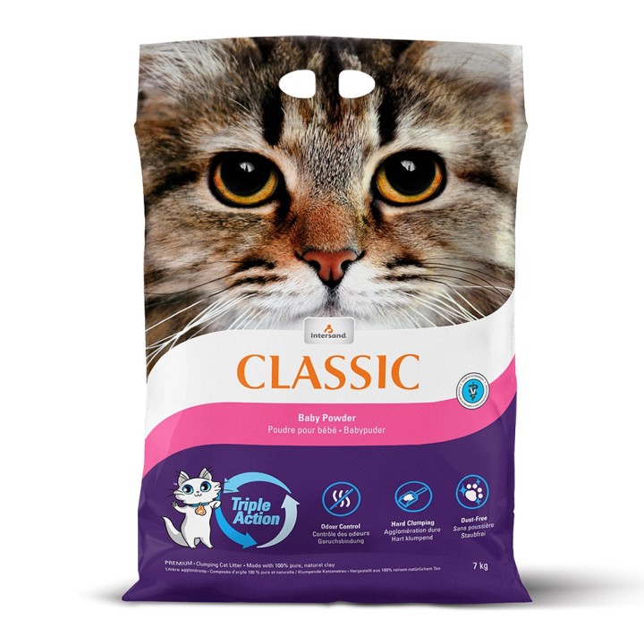 Intersand Classic Katzenstreu Babypuder - 7 kg
