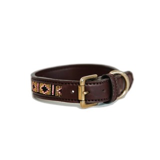 Hundehalsband mit handgemachten Perlen Kentucky