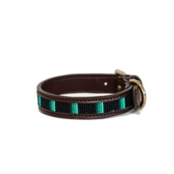 Hundehalsband mit handgemachten Perlen Kentucky