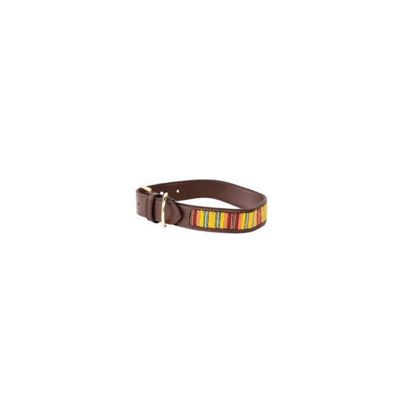 Hundehalsband mit handgemachten Perlen Kentucky