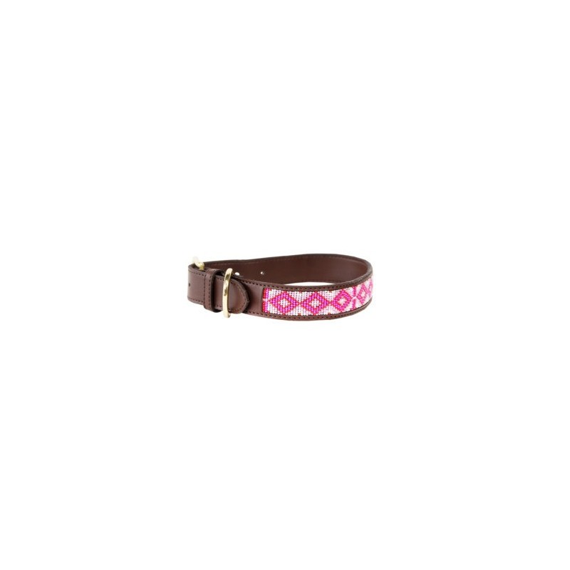 Hundehalsband mit handgemachten Perlen Kentucky