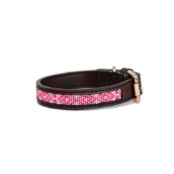 Hundehalsband mit handgemachten Perlen Kentucky