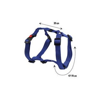 Nylon-Geschirr "Sportiv", Farbe: Dunkelblau