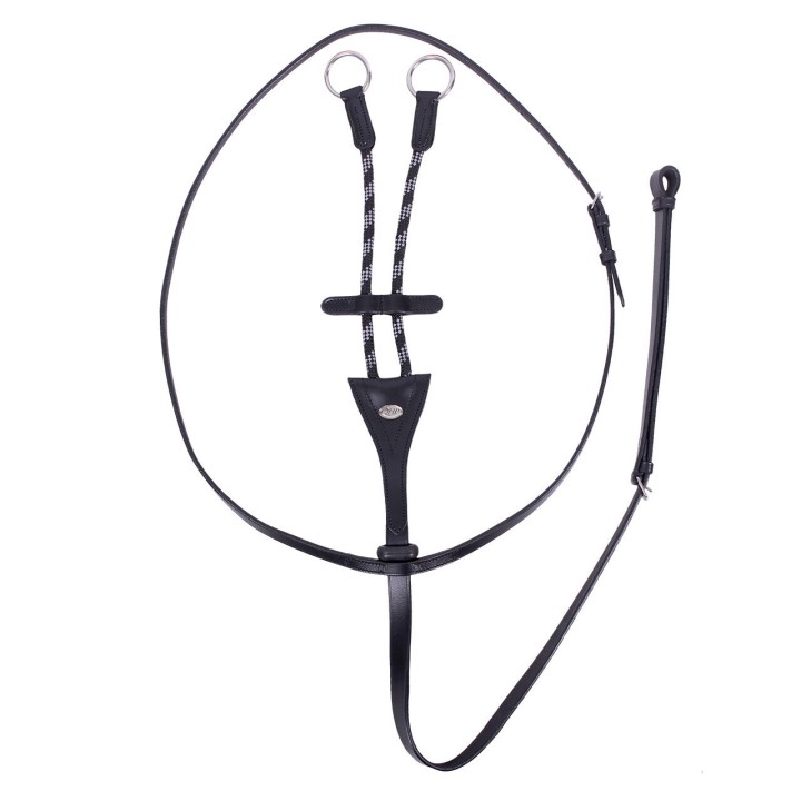 Martingal mit Ringen und Halsband QHP