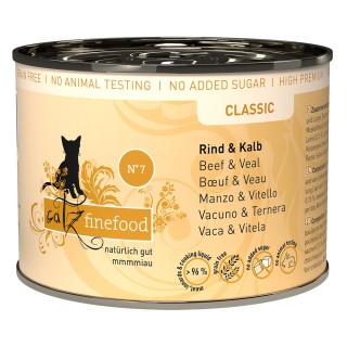 catz finefood 6 x 200 g - Rind & Kalb