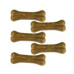 Schecker - Kauknochen aus gepresster Rinderhaut [300g (5 Stück a 13cm)]