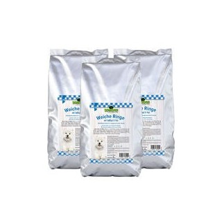 Schecker - Schecker Hundefutter Weiche Ringe mit Geflügel Reis [3 x 4kg]