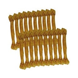 Schecker - Geknotete Kauknochen [1,6 kg (20 Stk., á ca. 18 cm)]