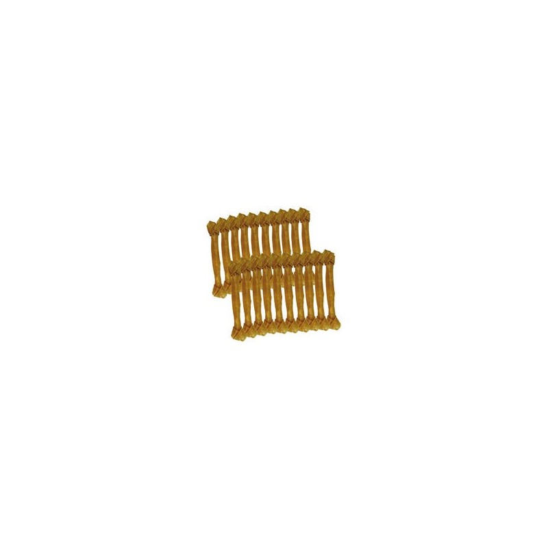 Schecker - Geknotete Kauknochen [1,6 kg (20 Stk., á ca. 18 cm)]