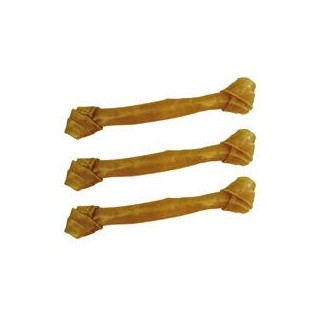 Schecker - Geknotete Kauknochen [240 g (3 Stk., á ca. 18 cm)]