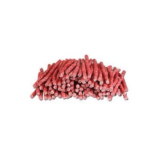 Schecker - Rinderhaut-Sticks - rot - [800g]