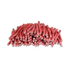 Schecker - Rinderhaut-Sticks - rot - [800g]