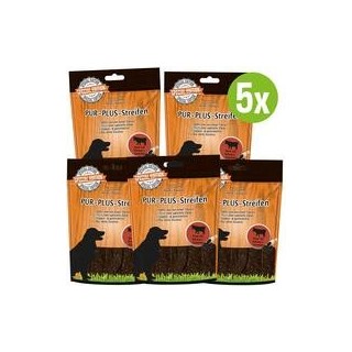 Schecker - PUR Plus Streifen Rind + Schwarzkümmel [5 x 100g]