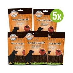 Schecker - PUR Plus Streifen Rind + Schwarzkümmel [5 x 100g]