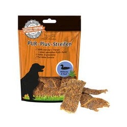 Schecker - PUR Plus Streifen Wildente + Hanf [100g]
