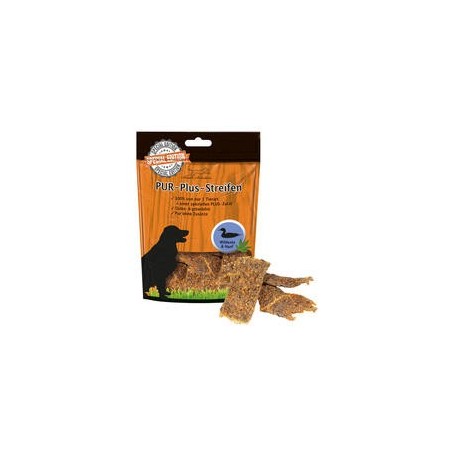 Schecker - PUR Plus Streifen Wildente + Hanf [100g]